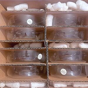 Princess House Handblown Crystal Hostess Set